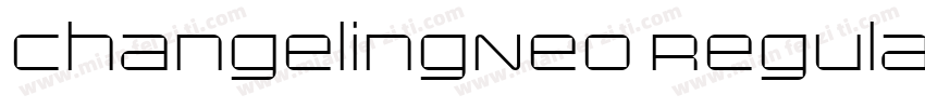 ChangelingNeo Regular字体转换
